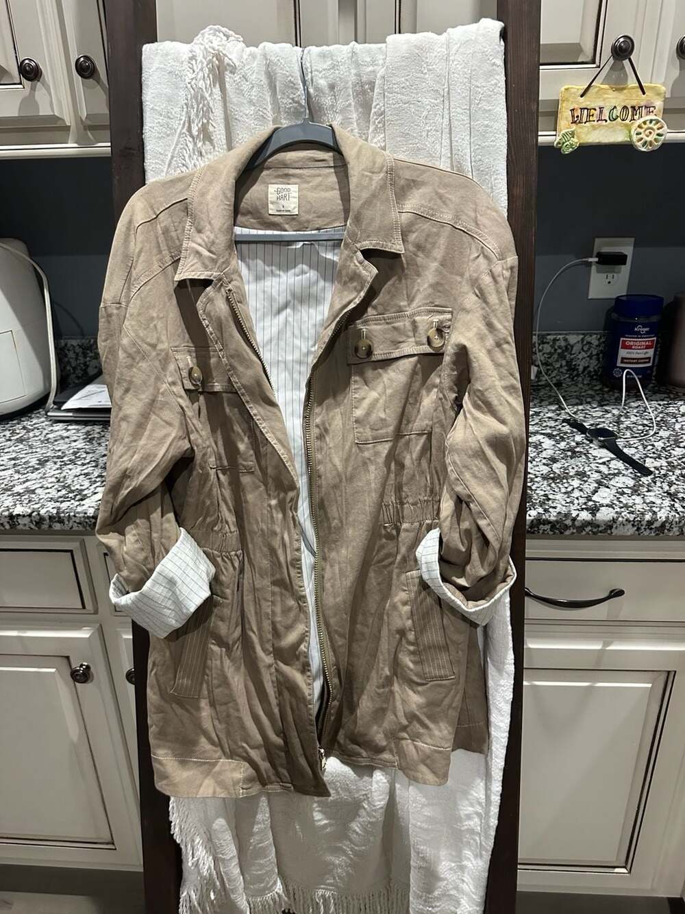 Matilda Jane Good Hart GH Memphis Cargo Jacket Camel